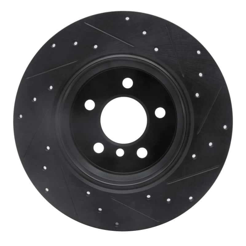 R1 Concepts — R1 00-06 BMW X5 Rear Left Drilled & Slotted Black Brake Rotor
R1 Brake Rotor Drill - view 5