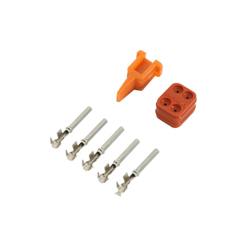 AEM — AEM DTM Style 4-Way Receptacle Connector Kit with 5 Female Pins
DTM-Style 4-Way Plug
Connector Kit - view 7
