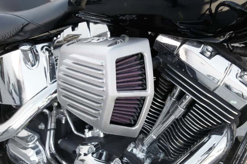 K&N Engineering — K&N Street Metal Intake System 01-16 Harley-Davidson Shaker Silver H/D Softail/Dyna Fl
Air Intake System - view 8