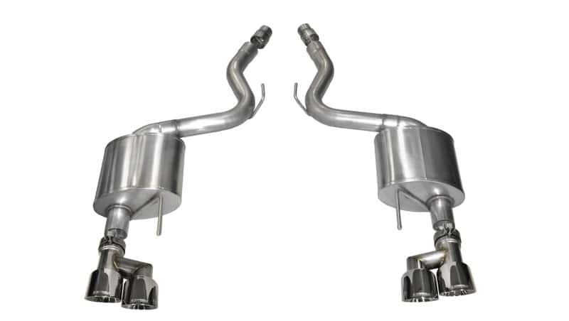 CORSA Performance — Corsa 2015-2017 Ford Mustang GT 5.0 3in Axle Back Exhaust Polish Quad Tips (Sport)
Exhaust - view 1