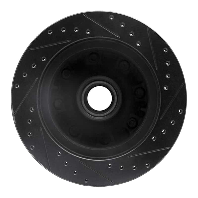R1 Concepts — R1 95-04 Ford E-250 Econoline Front Left Drilled & Slotted Black Brake Rotor
R1 Brake Rotor Drill - view 5
