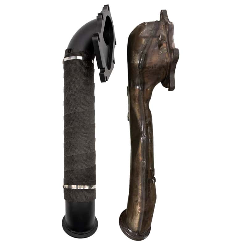 Wehrli — Wehrli 01-04 Chevrolet 6.6L LB7 Duramax 3in Down Pipe
Down Pipe 01-04 Dmax - view 6