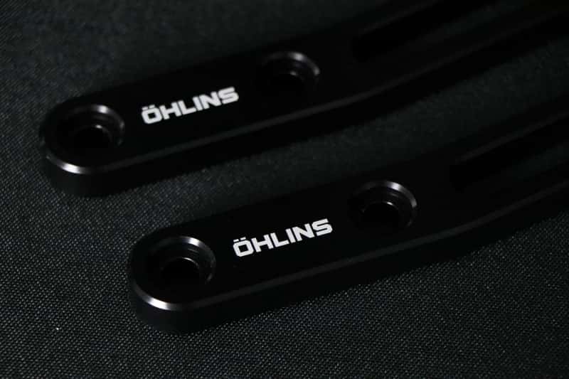 Ohlins — Ohlins 14-26 Harley FL Touring STX 36 Twin Blackline 13in Blk Reservoir Shocks Min 250lb-Max 575lb - view 5