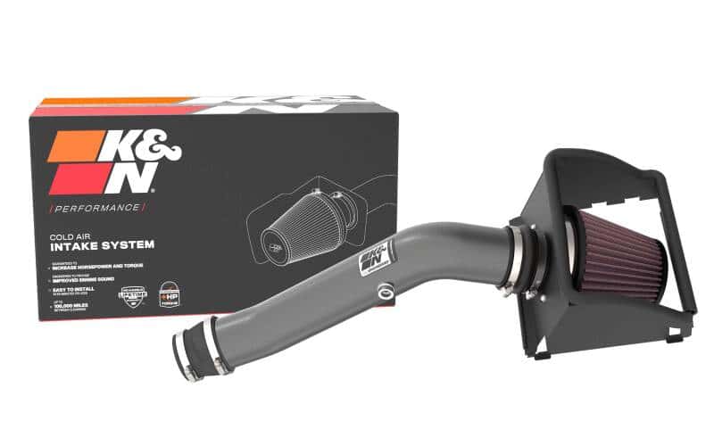 K&N Engineering — K&N 18-24 Ford F150 3.3L V6 Performance Air Intake System w/ Red Air Filter
Air Intake System - view 8