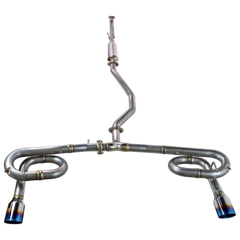 Remark — Remark 2022+ Honda Civic Sport Sedan (FE2) Catback Exhaust - Dual Burnt Stainless Steel Tips - view 1