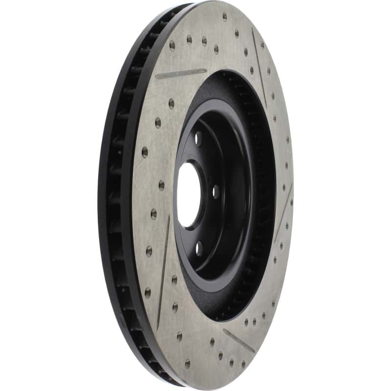 Stoptech — StopTech 13-18 Lexus GS350 Slotted & Drilled Front Right Rotor
Slot/Drill Rotor - view 5