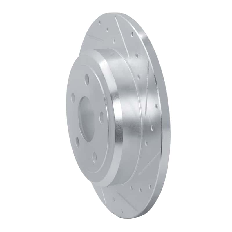 R1 Concepts — R1 2011-2022 Dodge Durango Rear Right Drilled & Slotted Silver Brake Rotor
R1 Brake Rotor Drill - view 2