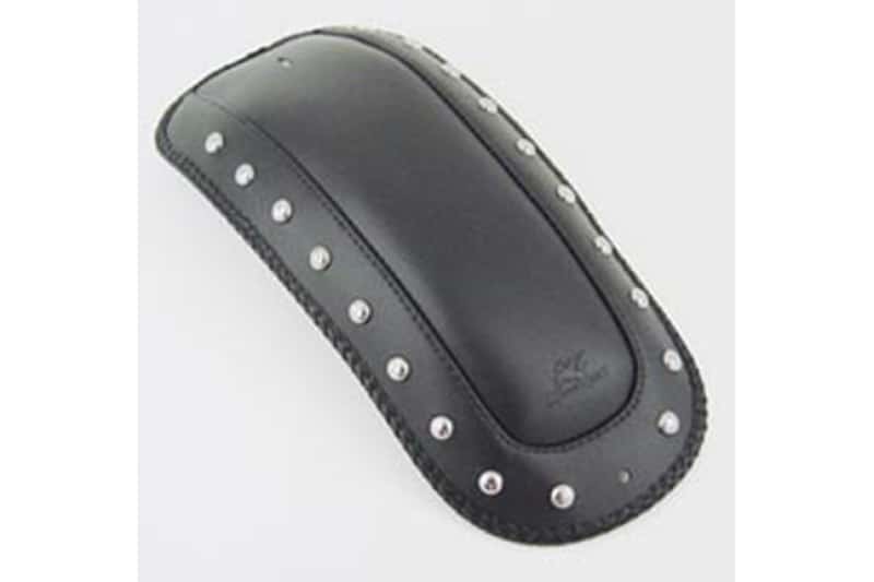Mustang Motorcycle — Mustang 00-11 Yamaha V-Star 1100 Classic, 02-11 V-Star 1100 Silverado Fender Bib w/Studs - Black - view 1