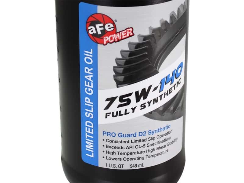 aFe — aFe Pro Guard D2 Synthetic Gear Oil, 75W140 1 Quart
Synthetic Gear Oil - view 2