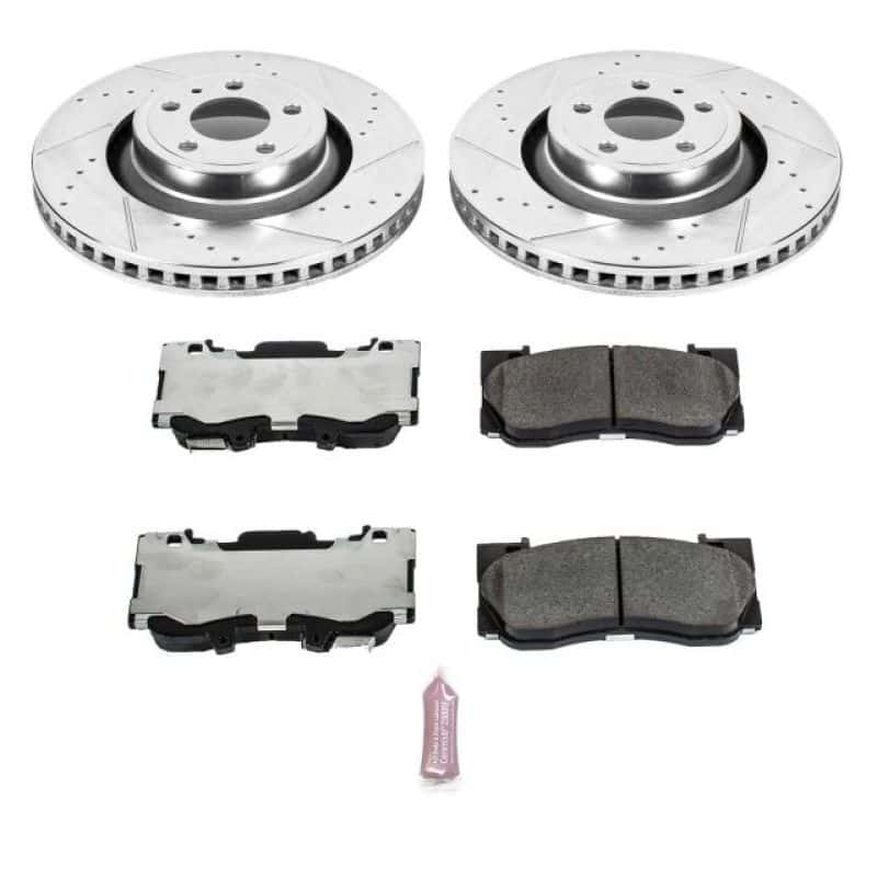 PowerStop — Power Stop 15-19 Ford Mustang Front Z26 Street Warrior Brake Kit - view 1