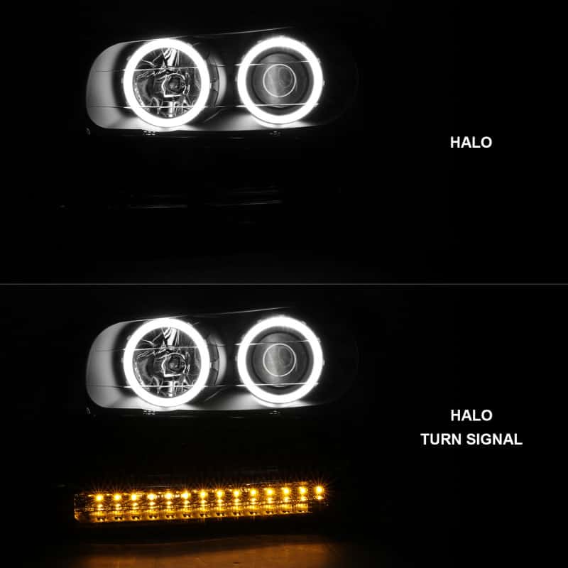 ANZO — ANZO 2002-2009 Chevrolet Trailblazer Projector Headlights w/ Halo Black
Head Light Set
HdLtSet - view 10