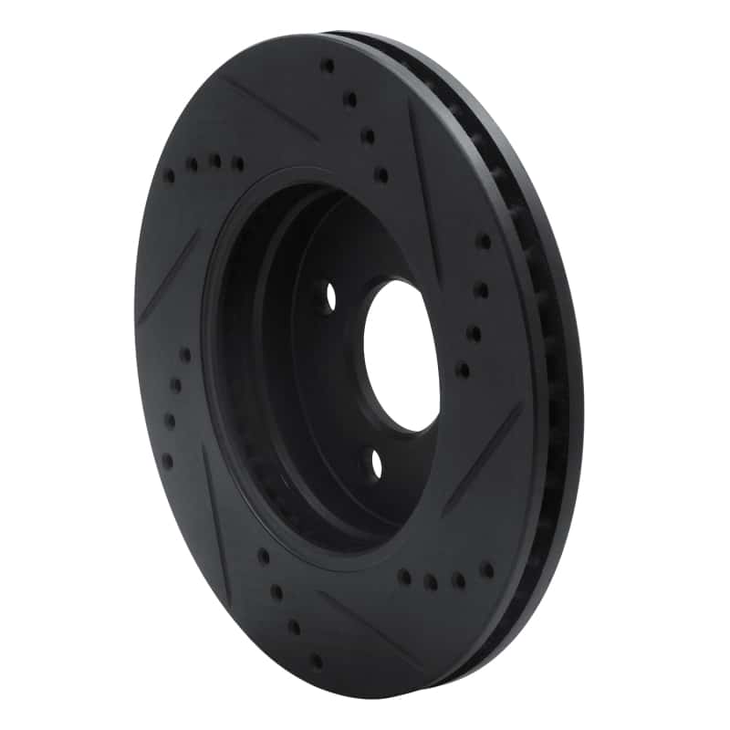 R1 Concepts — R1 03-10 Chevrolet Cobalt Front Left Drilled & Slotted Black Brake Rotor
R1 Brake Rotor Drill - view 4
