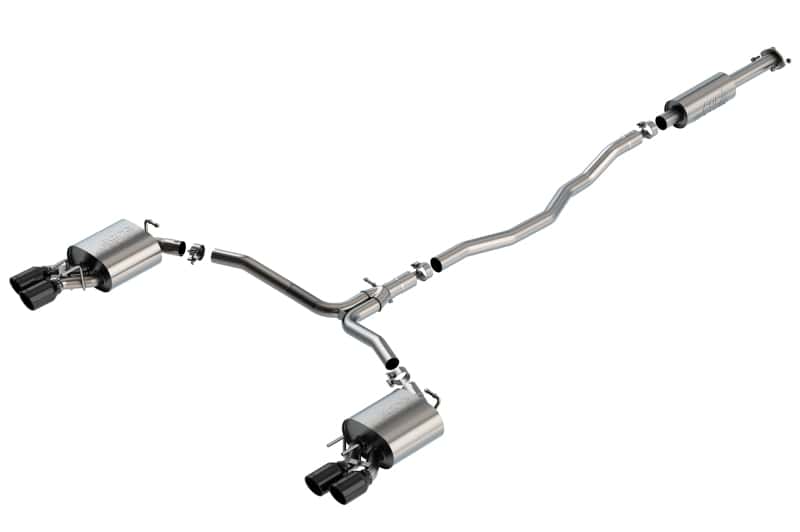 Borla — Borla 18-20 Toyota Camry XSE 3.5in Tip Dual Split Rear Exit Cat Back S-Type Exhaust Black Chrome
Cat-Back System - view 1