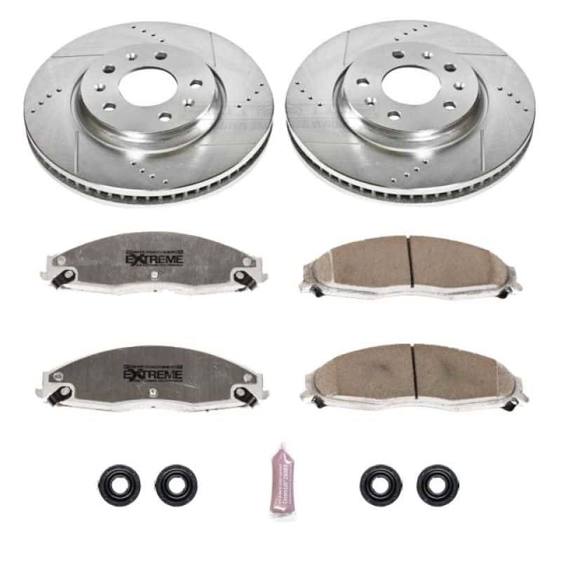 PowerStop — Power Stop 03-05 Cadillac CTS Front Z26 Street Warrior Brake Kit - view 1
