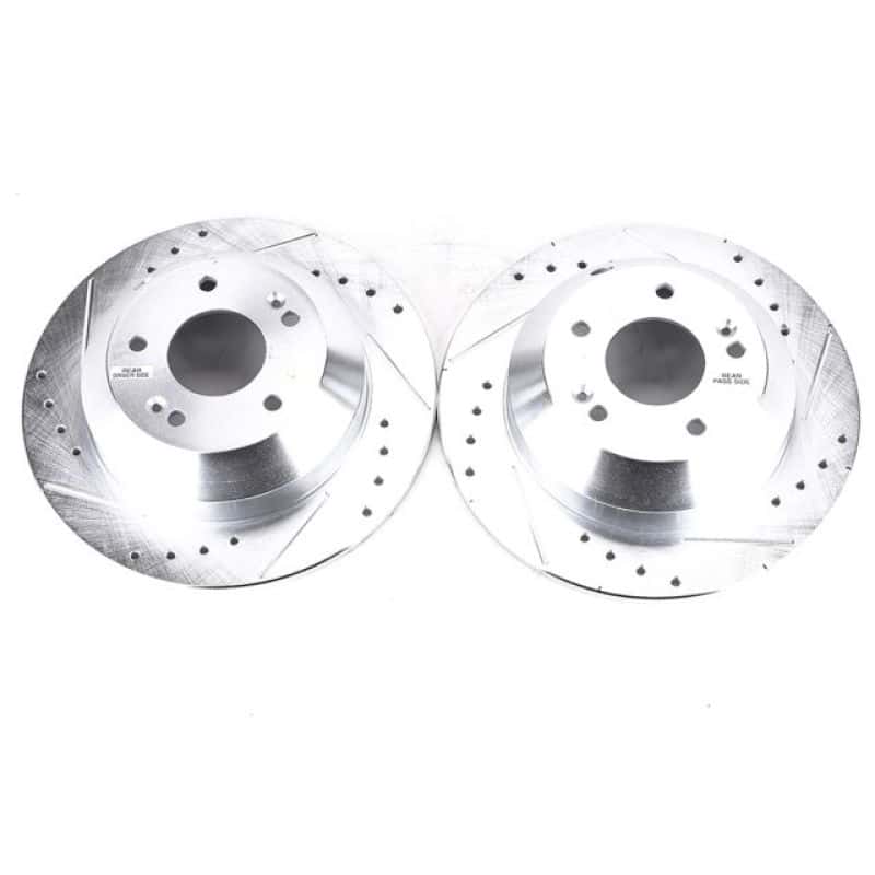 PowerStop — Power Stop 2019 Hyundai Santa Fe XL Rear Evolution Drilled & Slotted Rotors - Pair
PowerStop XPR - view 1