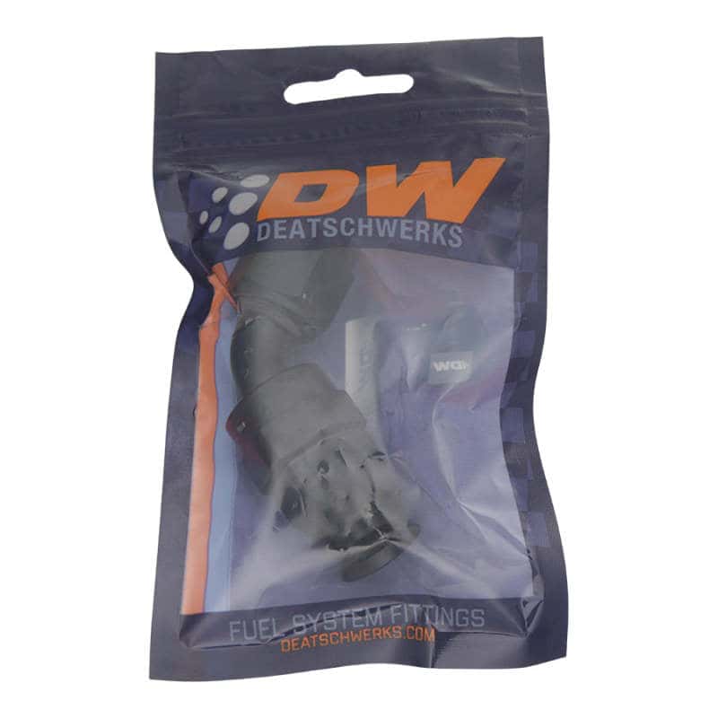 DeatschWerks — DeatschWerks 8 AN Female Flare Swivel 60-Degree Hose End PTFE - Anodized Matte Black
Lines & Fittings - view 2