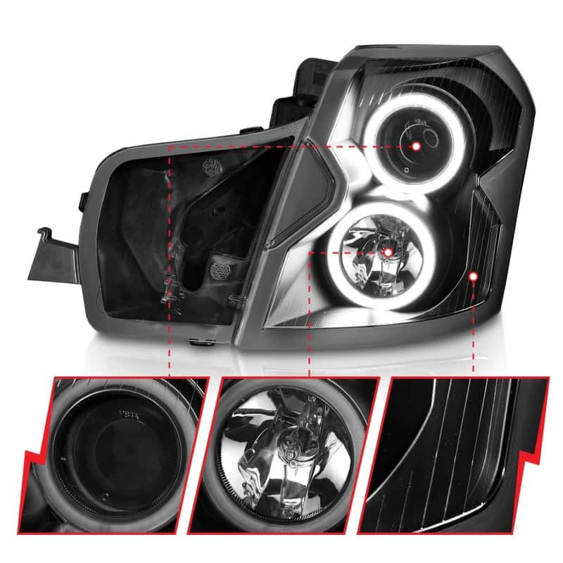 ANZO — ANZO 2003-2007 Cadillac CTS Projector Headlights w/ Halo Black (CCFL)
Head Light Set
HdLtSet - view 4
