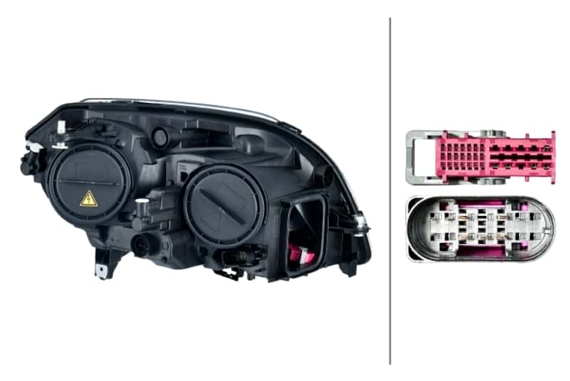 Hella — Hella 2012-2015 Mercedes-Benz GLK250 Headlight Assembly - view 2