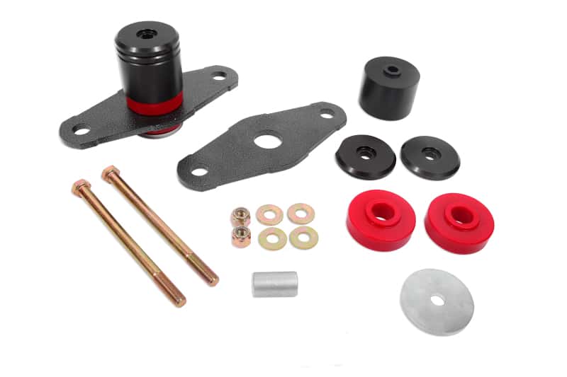 BMR Suspension — BMR 11-18 Dodge Challenger Motor Mount Polyurethane Bushing Upgrade Kit - Black Anodized
Motor Mount Kit - view 1