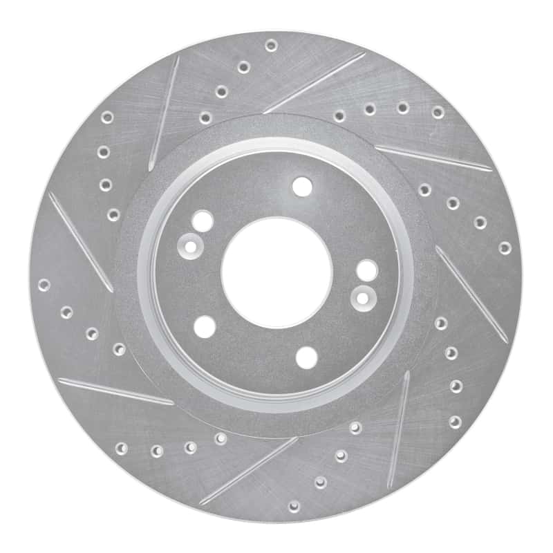 R1 Concepts — R1 15-21 Kia SEDONA Front Left Drilled & Slotted Silver Brake Rotor
R1 Brake Rotor Drill - view 1