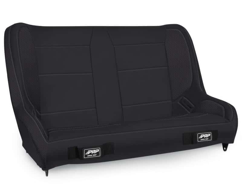 PRP Seats — PRP Jeep Wrangler TJ/LJ/JK Elite Series Rear Bench- Black Vinyl
Bench - view 1