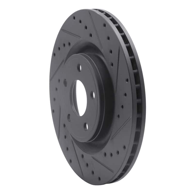 R1 Concepts — R1 07-10 Chevrolet HHR Front Right Drilled & Slotted Black Brake Rotor
R1 Brake Rotor Drill - view 2