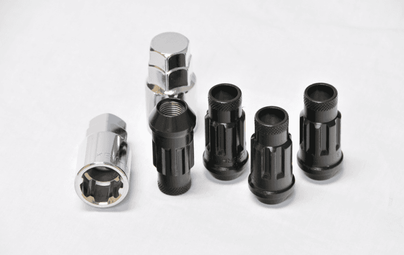 Wheel Mate — Wheel Mate Monster Open End Lug Nut Set of 4 - Black 1/2in - view 1