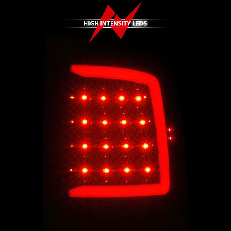 ANZO — ANZO 09-18 Dodge Ram 1500 Full LED Taillights w/ Sequential Black Housing/Smoke Lens
Tail Light Set - view 12