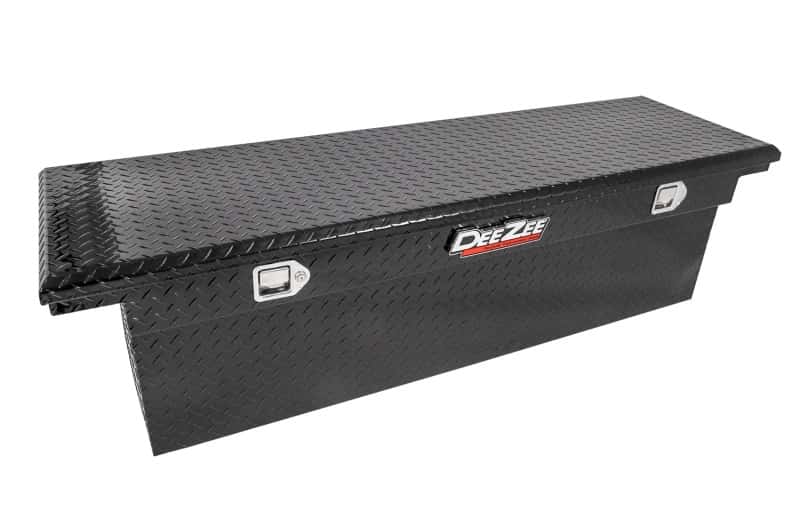 Dee Zee — Dee Zee Universal Tool Box - Red Crossover - Single Lid Black BT (Deep Low)
ToolBxTrkBedRTR - view 1