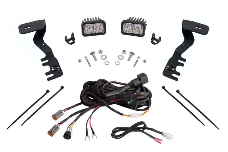 Diode Dynamics — Diode Dynamics 2024+ Toyota Tacoma Stage Series 2in LED Ditch Light Kit - Pro White Combo - view 1