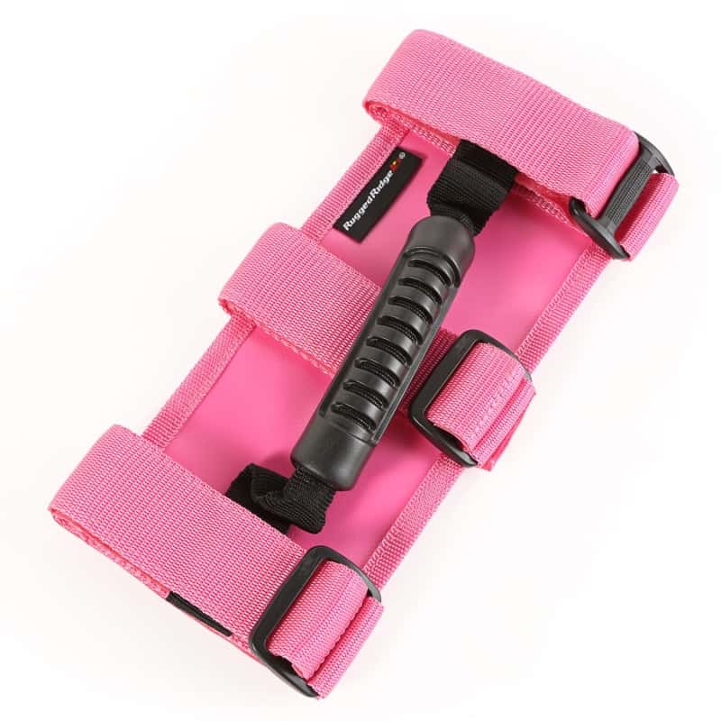 Rugged Ridge — Rugged Ridge Ultimate Grab Handles Pink 55-20 CJ/Jeep Wrangler /JT
OFFROAD_INTERIOR
Grab Handle - view 1