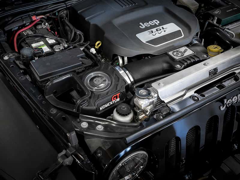 aFe — aFe Momentum GT Pro DRY S Cold Air Intake System 12-18 Jeep Wrangler JK V6 3.6L
Momentum GT Intake - view 8