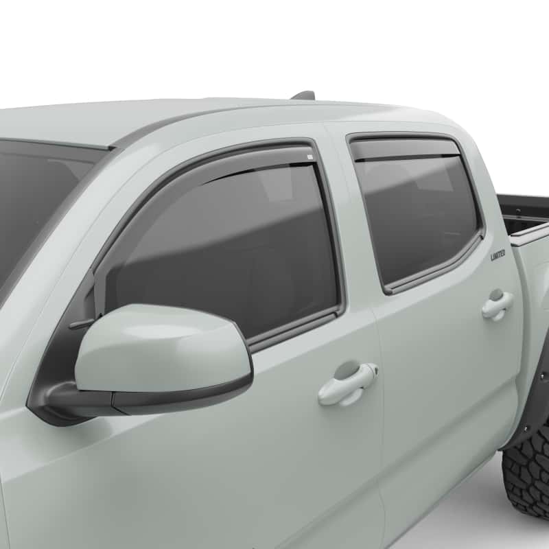 EGR — EGR 2016-2017 Toyota Tacoma In-Channel Window Visors - Smoked (575081)
IN-CHANNEL SMOKE 4p
575081-IC4-S - view 1