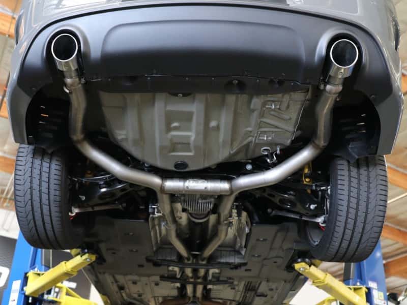 aFe — aFe MACH Force-Xp 3in 304 SS Cat-Back Exhaust 15-20 Dodge Charger Hellcat V8-6.2L/6.4L w/o Muffler
Cat-Back Exhaust - view 5