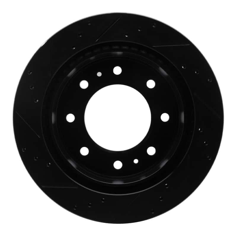 R1 Concepts — R1 11-25 Chevrolet Silverado 3500 HD Rear Right Drilled & Slotted Black Brake Rotor
R1 Brake Rotor Drill - view 5