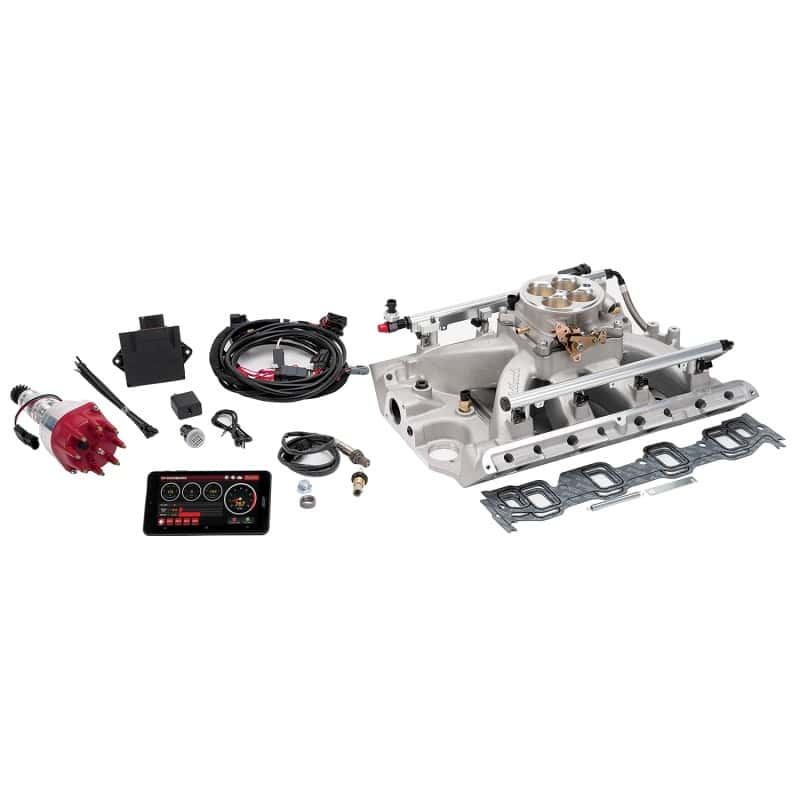 Edelbrock — Edelbrock Pro Flo 4 EFI System Seq Port BB Ford 390-428ci 625 Max HP 35lb/hr Satin Finish
FUEL INJECTION - view 2