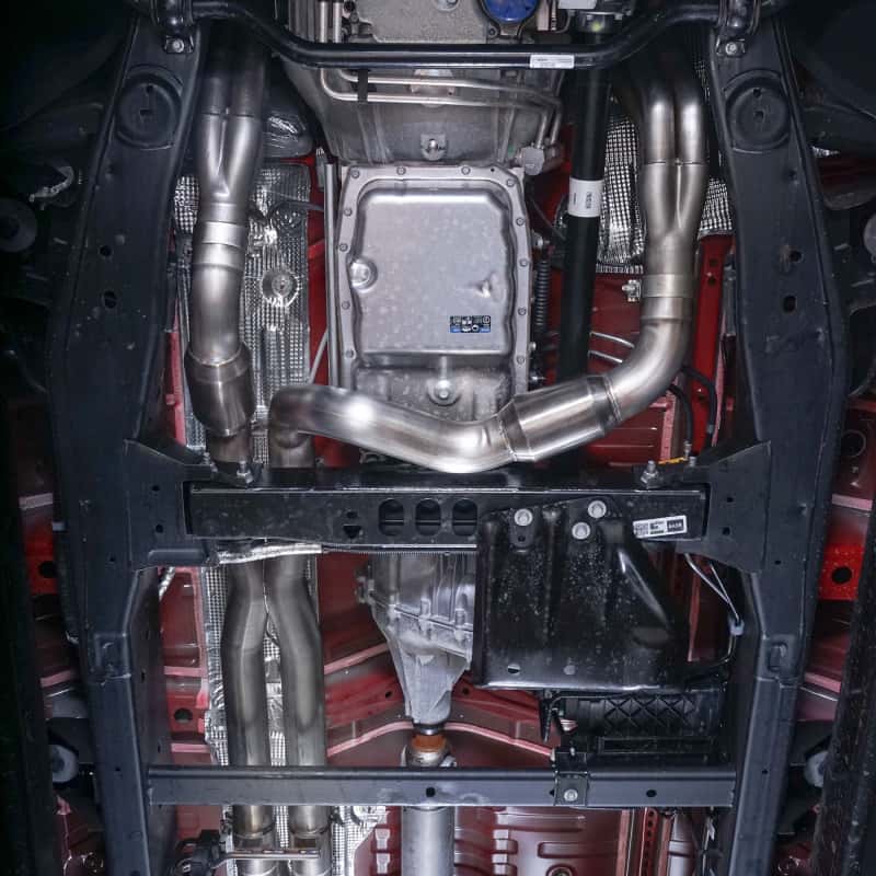 Stainless Works — Stainless Works 2019+ Chevrolet Silverado 5.3/6.2 Catted Headers 1-7/8in Primaries 3in Leads X-Pipe
Exhaust System - view 12
