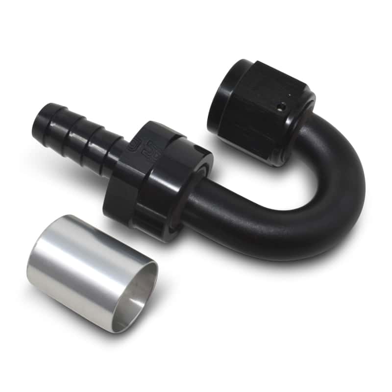 Russell — Russell Performance -8 AN Proclassic Crimp 180 Degree End (O.D. 0.700)
Hose Fitting - view 5