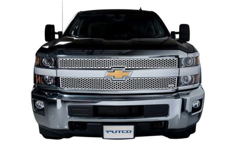 Putco — Putco 15-19 Chevy Silverado HD Punch Stainless Steel Grilles
Grille Insert - view 1