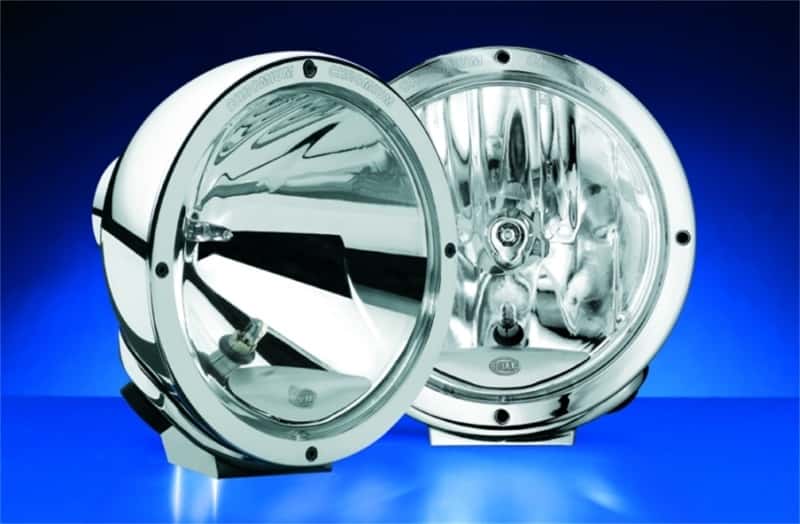 Hella — Hella Rallye 4000 Series Chrome Euro Beam 12V Halogen Lamp with Position Lamp - view 12