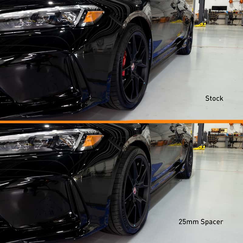 Mishimoto — Mishimoto Wheel Spacers - 5x120 - 64.1 CB - M14 x1.5 - 15mm - BK
Wheel Spacers - view 5