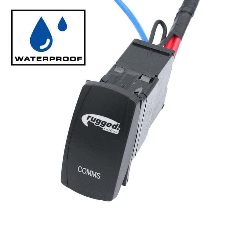Rugged Radios — Rugged Radios Rocker Power Switch for Waterproof Mobile Radios and Rugged Intercoms - view 2