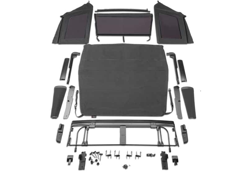 Rampage — Rampage 2018-2022 Jeep Wrangler (JL) Frameless Trail Plus Top Kit - Black
Trlvw Frmls Soft Top
Top-Soft - view 1