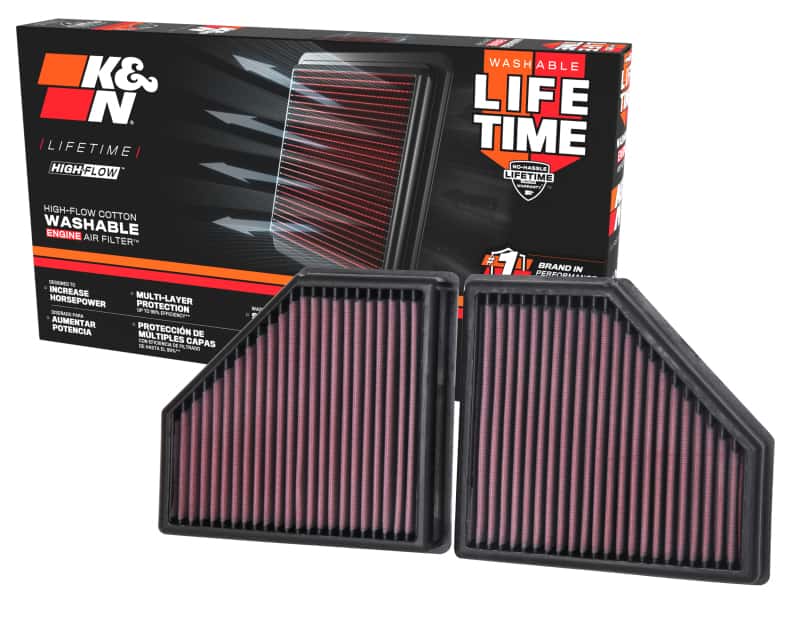 K&N Engineering — K&N 16-19 BMW 750i L6-4.4L F/I Replacement Drop In Air Filter
Replacement Air Filt
Air Filter - view 12