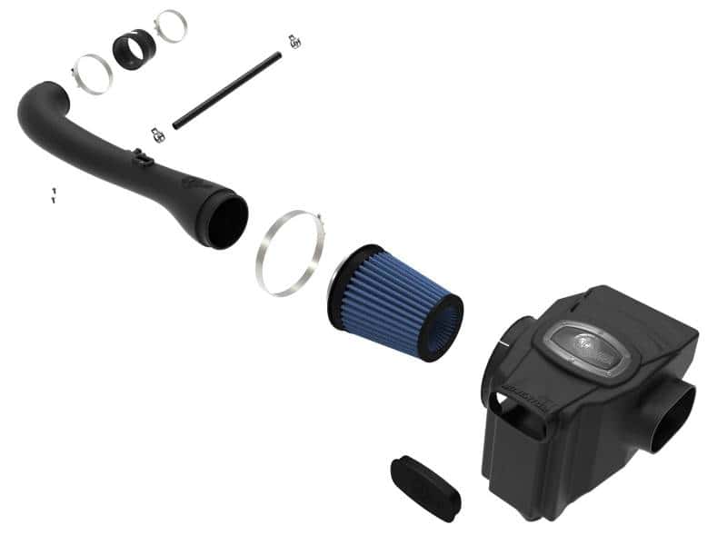 aFe — aFe 20-22 Nissan Frontier V6-3.8L Momentum GT Cold Air Intake System w/ Pro 5R Filter
Momentum GT Intake - view 2