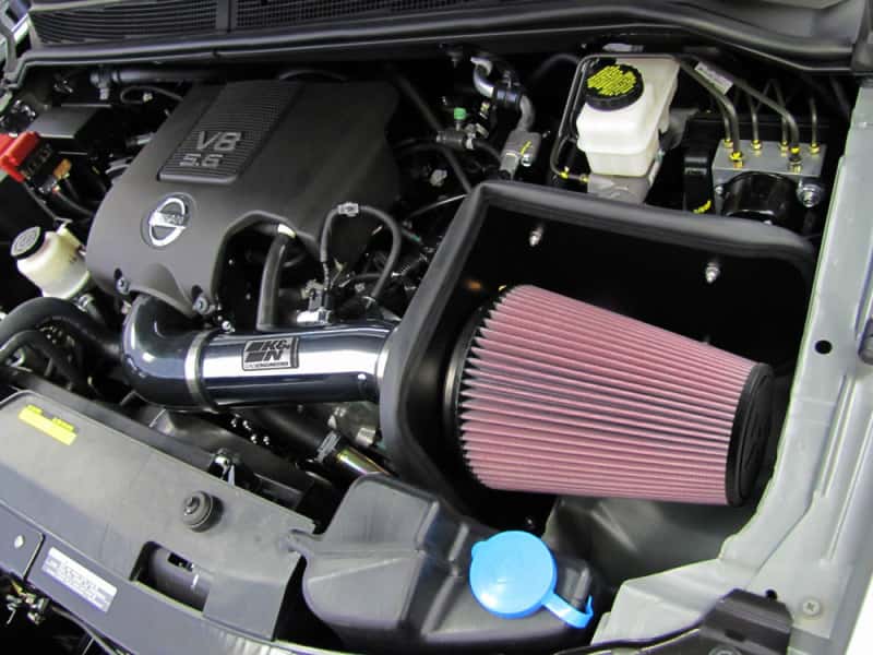 K&N Engineering — K&N 04-07 Nissan V8-5.6L High Flow Performance Kit
Performance Air Inta
Air Intake System - view 5