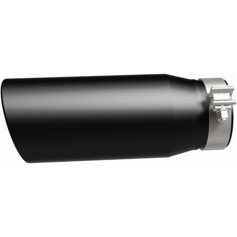 Magnaflow — MagnaFlow Tip Stainless Black Coated Single Double Round Single Outlet 5in Dia 4in Inlet 13in L
Stainless Steel
Exhaust Tip - view 29