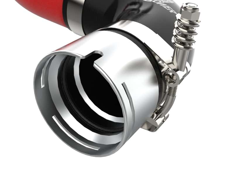 aFe — AFE 2018-2020 Kia Stinger 19-22 G70 BladeRunner 3in Aluminum Hot Charge Pipe Red
Hot Charge Pipe - view 5