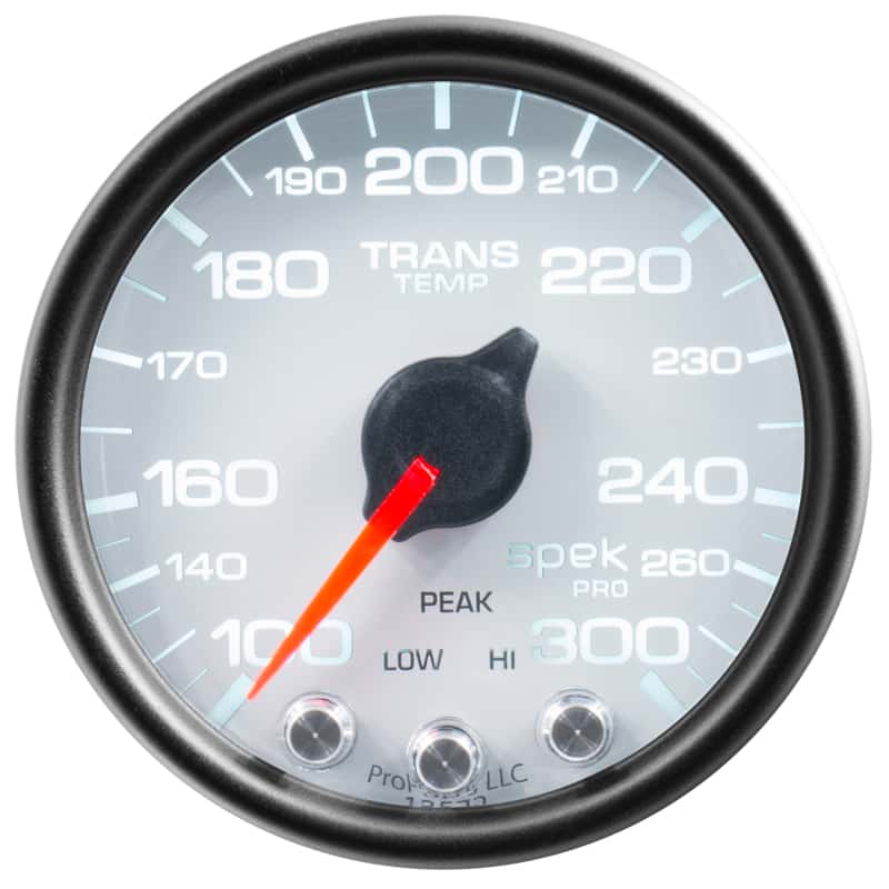 AutoMeter — Autometer Spek-Pro Gauge Trans Temp 2 1/16in 300f Stepper Motor W/Peak & Warn Wht/Blk
GA 2" TRNST WCB SPEK - view 5