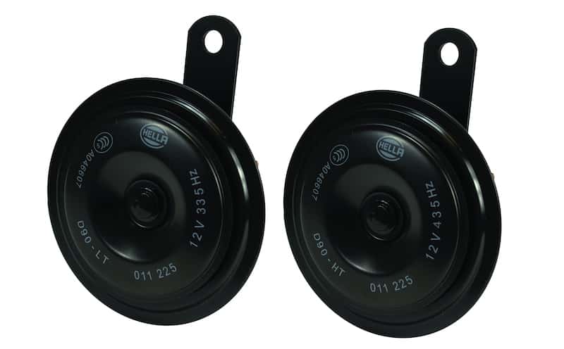 Hella — Hella Horn Kit Bx Blk Disc 92Mm 12V Univ - view 1
